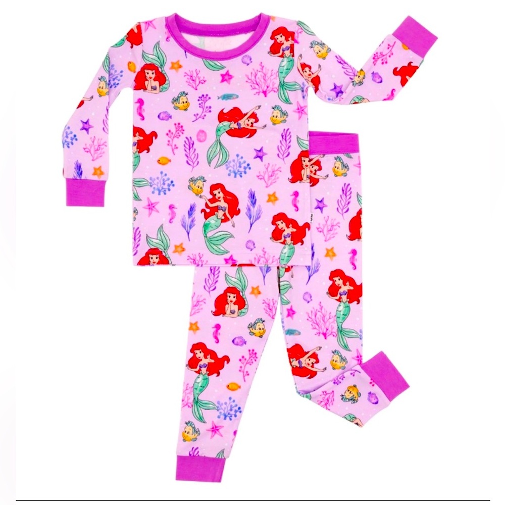 Little sleepies Disneys little mermaid part of her world pajama set
